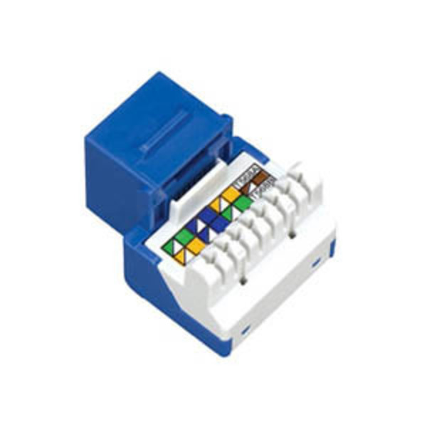 Allen Tel Cat 5e Jack Module, Blue AT55-20